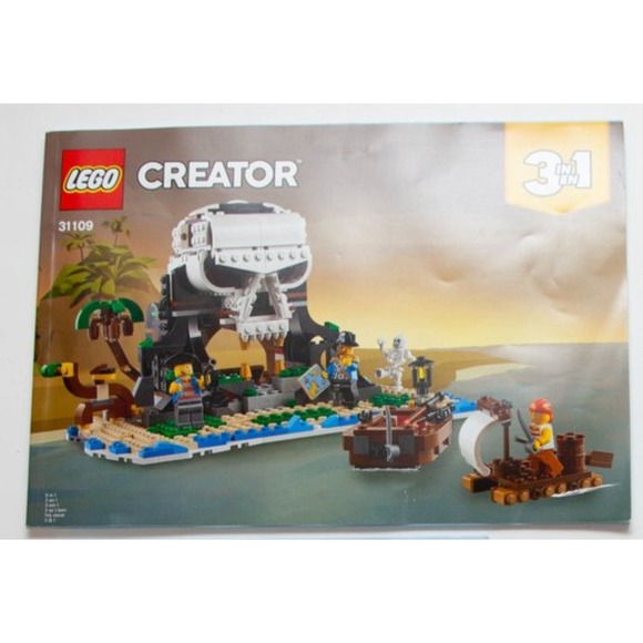Lego Other - LEGO Creator 31109 Pirate Ship Skull Island Instruction MANUAL ONLY USED